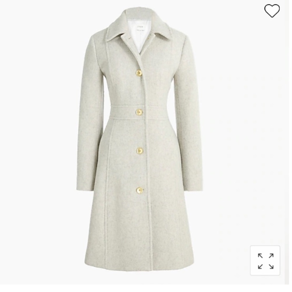 J Crew Wool Blend Lady Coat, womens size 2